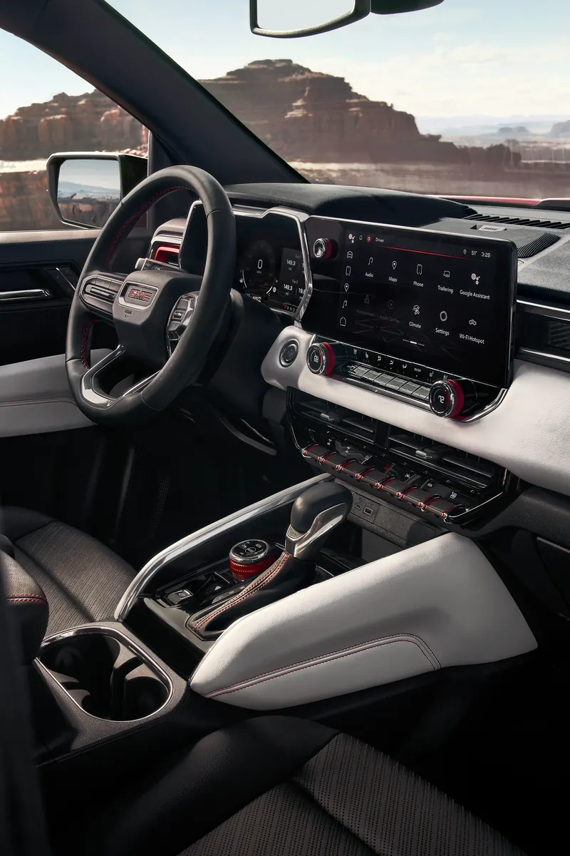 2026 GMC Canyon infotainment system at Larry Spacc GMC in Dunkirk NY